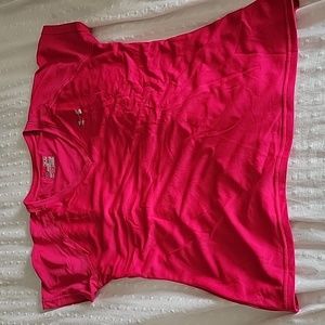 Pink UNDER ARMOR medium shirt